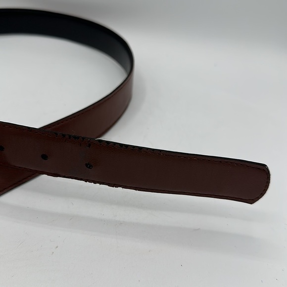 Brown belt with silver buckle - Picture 6 of 7